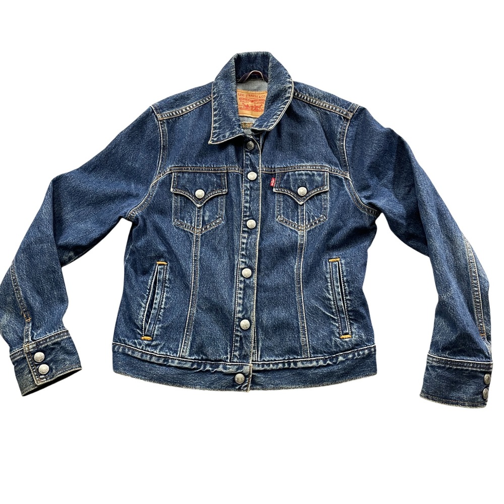 Levi's Snap Closure Denim Jean Jacket Long Sleeve (no tags)‎ See Measurements